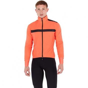 Santini Guard Neos Jacket – Dark Orange/Black Slim Fit M