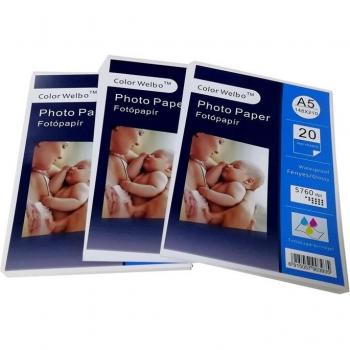 A5 Glossy Digital Photo Paper 20 Sheets 5760dpi 240gsm