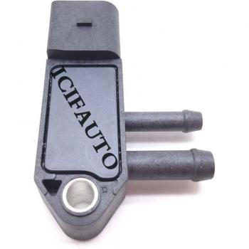 DPF Diesel Particulate Filter Differential Pressure Sensor + Connector for VW Audi 076906051B