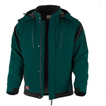 QUALITEX Softshelljacke PRO Winter grün/schwarz für Damen und Herren