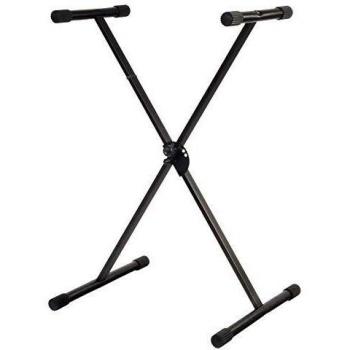 Cantabile X‑Shape Height‑Adjustable Synthesizer Stand