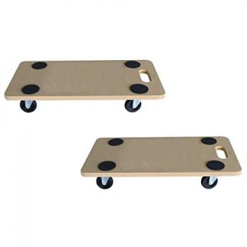 Spetebo Rollbrett mit Griff 2er Set für Pflanzen