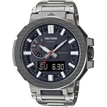 Casio Herren Uhrenprototyp: Protrek MANASLU Solar-Radio (Silber)