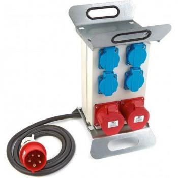HBM 2 x 400 Volt + 4 x 230 Volt Verteiler