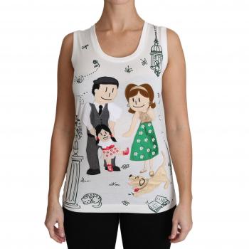 Canotta Dolce & Gabbana con Stampa di Rose