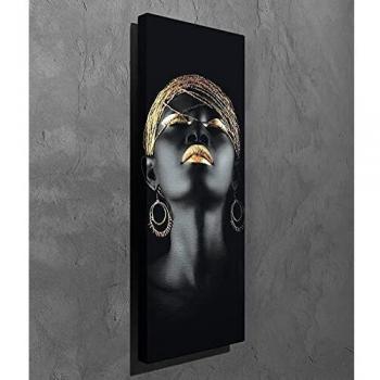 Peinture sur toile multicolore OJOS 30 x 80 cm