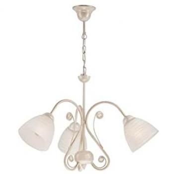 Lámpara Colgante Emilio – Estilo Moderno, 3 Luces E27 con Panel de Cristal Transparente
