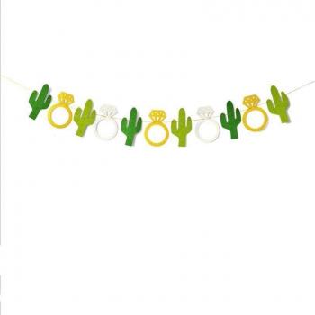 Juego de Carteles Cactus Verde Mexicana