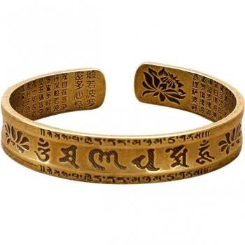 Brass and Copper Adjustable Lucky Bracelets