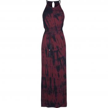 RED by EMP Robe longue batik femme – Couleurs rouge et noir – S à 5XL