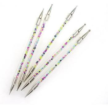 Pinceles de diamante para decoración de uñas (5 piezas)