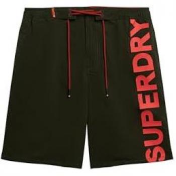 Short de bain durable Superdry vert