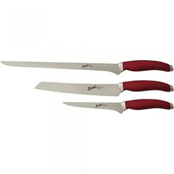 BERKEL Collection de 3 Couteaux à Jambon Teknica Rouge