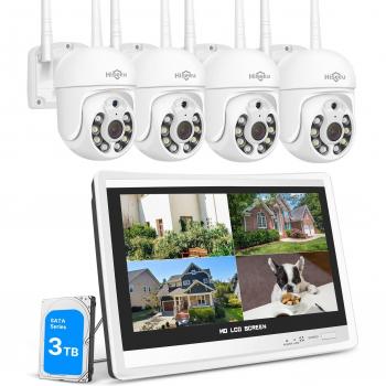 Hiseeu SmartEye 4‑Unit Wireless Monitor Pack