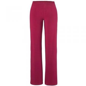 Sheego Loungewear Jazzpants, Himbeere und Schwarz, Größe 56/58