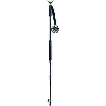 Bastón Ligero de Caza Extendible 85 a 185 cm, Horquilla para Arma