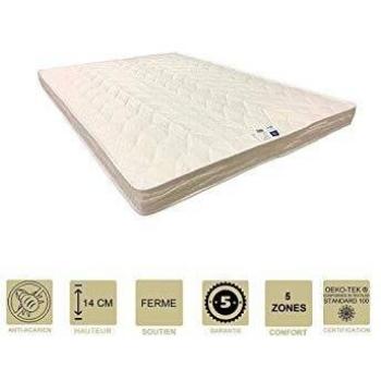 Matelas 5 Zones de Confort Ferme 160x200 14 cm