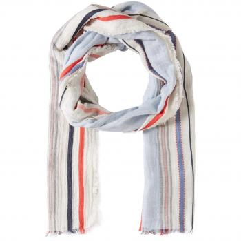 Muster-Schal Damen TOM TAILOR DENIM – Off-White OneSize