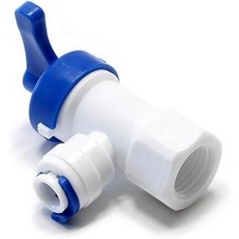 Adaptateur de robinet pour osmose 125 mm filetage femelle réservoir alimentation cuve d'eau valve bypass WILTEC