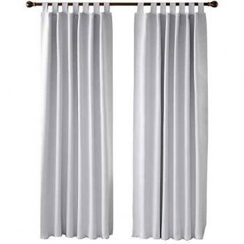 Greyish White Insulated Window Shades – 55x102