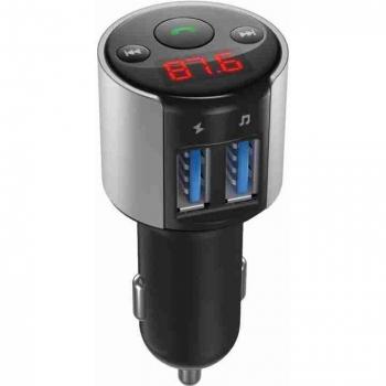 12V Car Bluetooth Transmitter FM Transmitter Wireless Handsfree MP3 Player Receiver Dual Fast Charger USB Audio Car Accessories