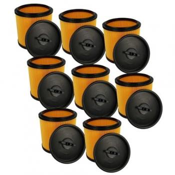 Caramba 8-Pack NTS Filter Cartridge – CP-WDE 1511P Inox for Yellow/Black VHBW 1511P Vacuum Cleaner
