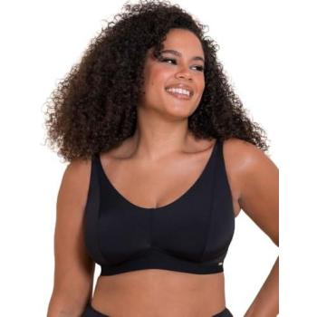 Non‑Wired Zen Support Bralette (Black) – Size 38F/FF