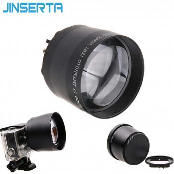 JINSERTA 52mm 2.2x Zoom Lens for GoPro Hero 6