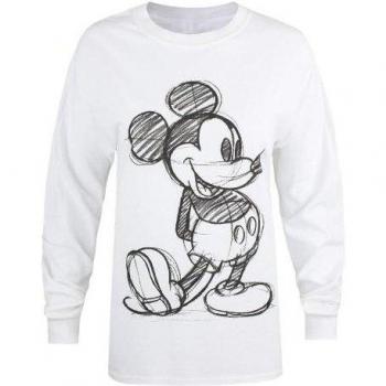 Mickey Mouse Estilo Manga Largo Femenino