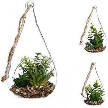 Atmosphera Planta Artificial Gota de Vidrio