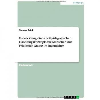 Entwicklung eines heilpädagogischen Handlungskonzepts für Menschen mit Friedreich-Ataxie im Jugendalter