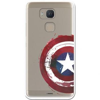Bq Aquaris V Plus: Funda Oficial Escudo de Capitán América