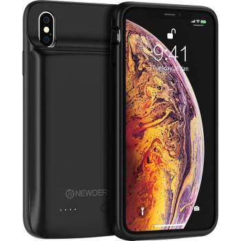 NEWDERY Akku Schutzhülle für iPhone Xs Max, 10000mAh