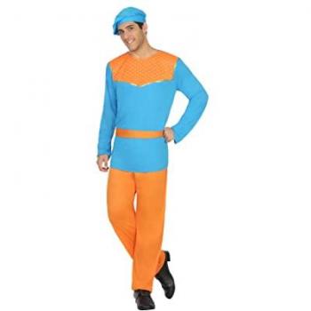 Disfraz de Paje Azul para Adultos