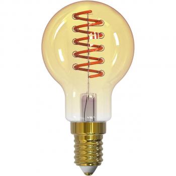Bombilla LED con filamento E14, 4,9 W, ámbar