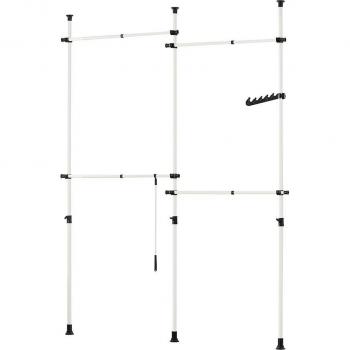 SoBuy KLS03 White Wardrobe Shelving Unit