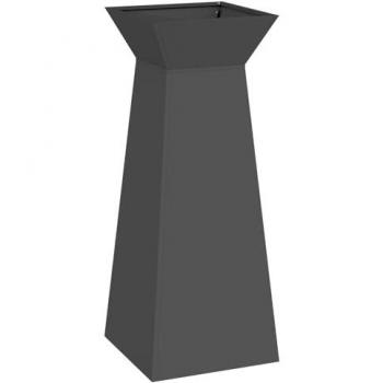 VidaXL Hochwertiger Blumentopf Schwarz 40