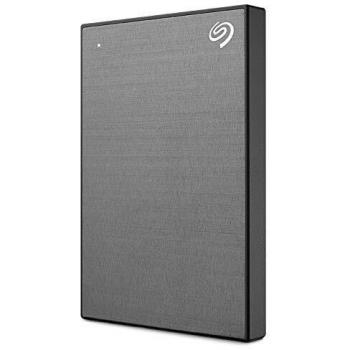 SEAGATE SPACE GREY Backup Plus Slim 1TB USB3 External HDD