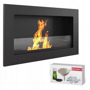 Lareira GOLF TÜV de bioetanol para pared