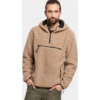 Brandit Teddyfleece Worker Pullover, Maglione Uomo, Marrone, L