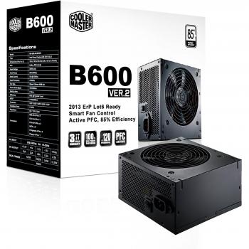 Power Supply Cooler Master B600 V2 600W, 80 Plus White – Non-Modulare