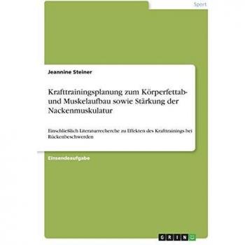 Krafttrainingsplanung zum Körperfettab