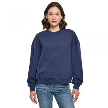Build Your Brand Ladies Oversized Crewneck Sweatshirt XS bis 5XL