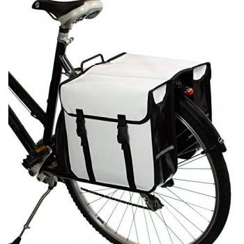 Bikybag Fahrrad-Doppeltasche – Klassisch, Wasserabweisend, 3‑Tropfen-Design