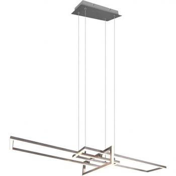 Trio Salinas LED Ceiling Light, 3000K, Matt Nickel