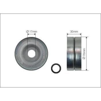 Caffaro 496‑99 V‑Ribbed Belt Tensioner Pulley