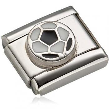 Bracciale Pallone Acciaio e Smalto