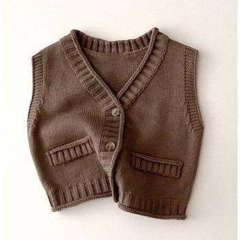 Sodawn Strickjacke für Kleinkinder, Herbst Winter, Unisex 6-24M
