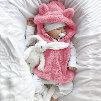 Sleeveless Fleece Coat for Babies