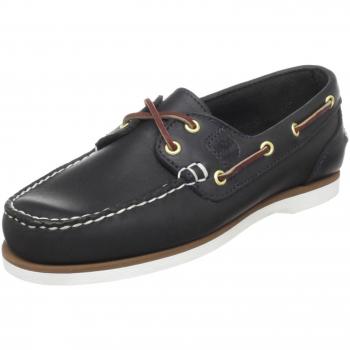 Timberland Mocassini da Barca in Pelle Blu Scuro Donna EU 42